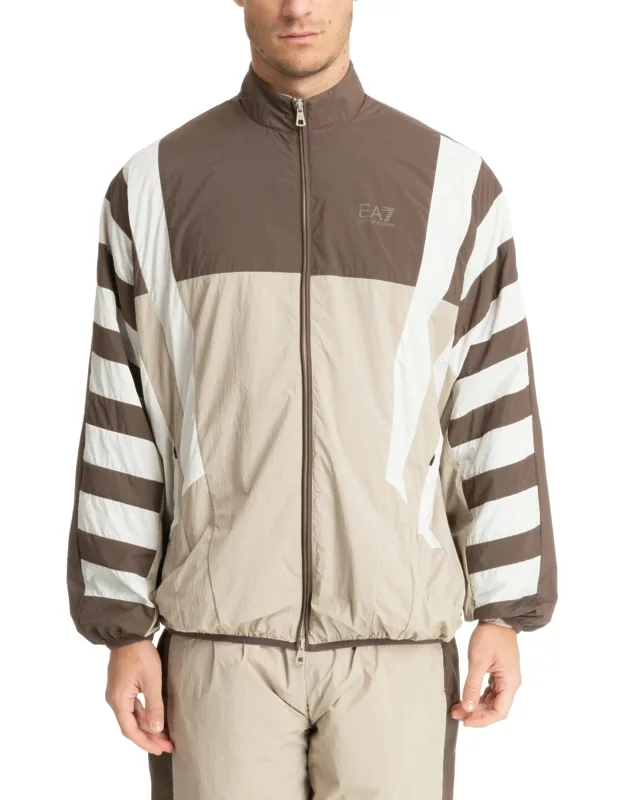 Jacket With Zip Closure And Logo Details