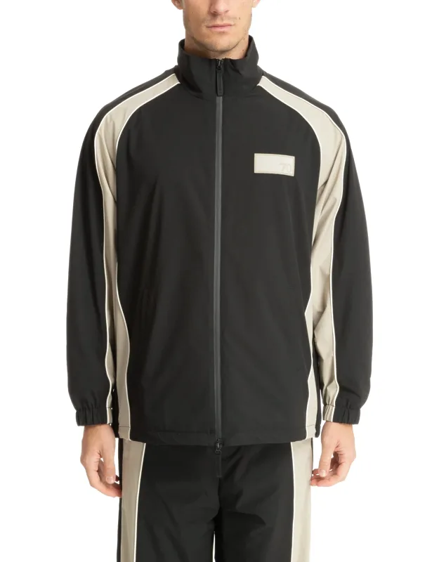 Jacket With Zip Closure And Logo Details