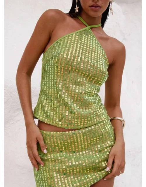 September Sunsets Halter Top