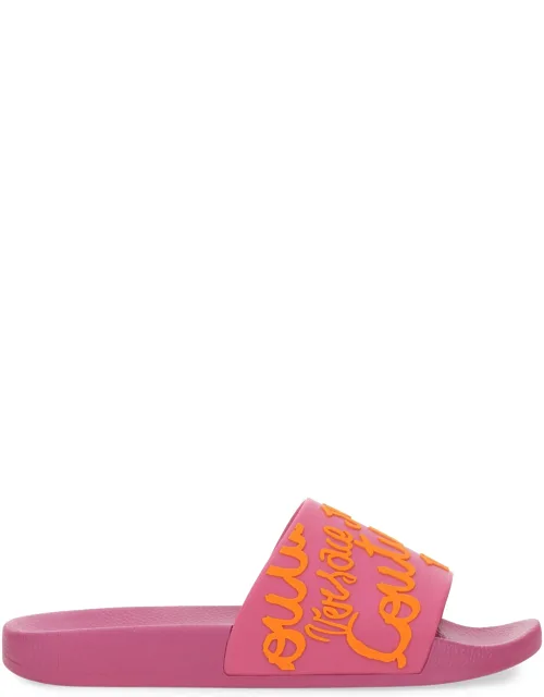 Versace Jeans Couture Slide Sandal Made In China