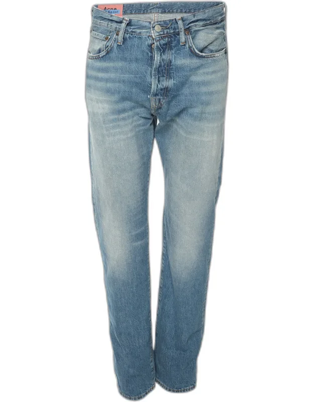 Faded Blue Denim Jeans