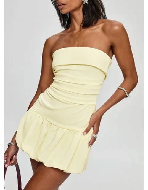 Mousse Strapless Mini Dress