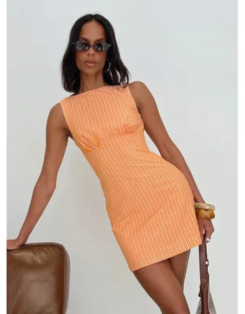 Ellesandra Boat Neck Mini Dress