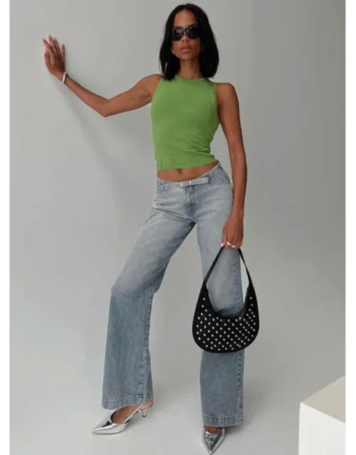 Belted Jeans