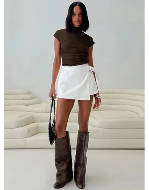 Wrap Mini Skirt