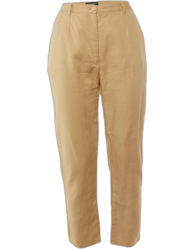 Cotton Tapered Leg Pants