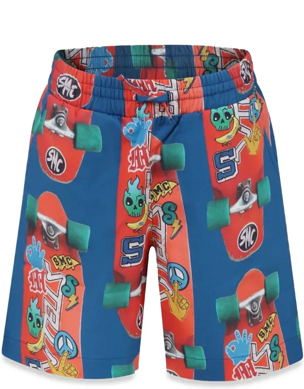 Fabric Bermuda Shorts Made In Portugal