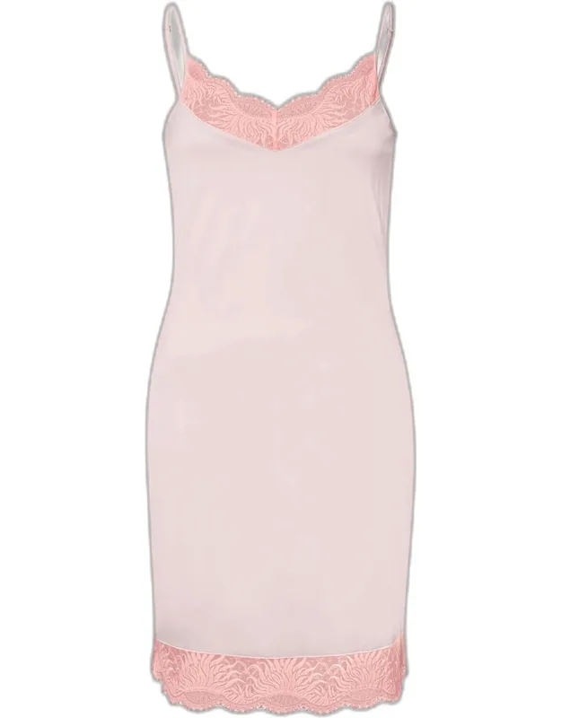 Lace-trim Slip Dress