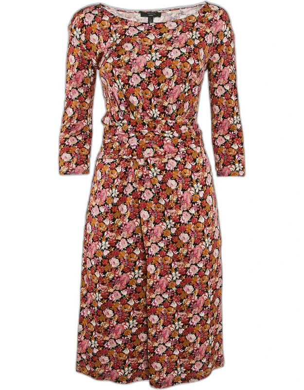 Floral Print Jersey Dress