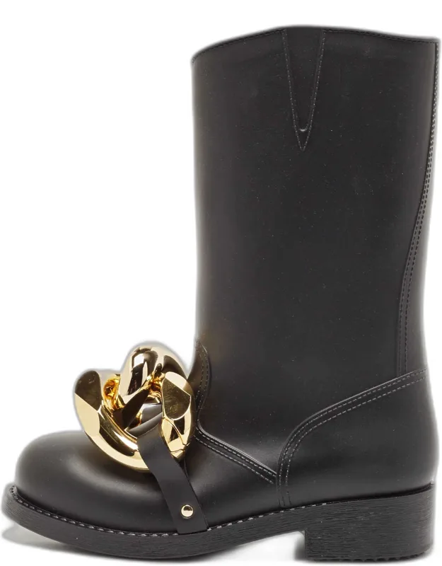 Rubber Chain Rain Boots