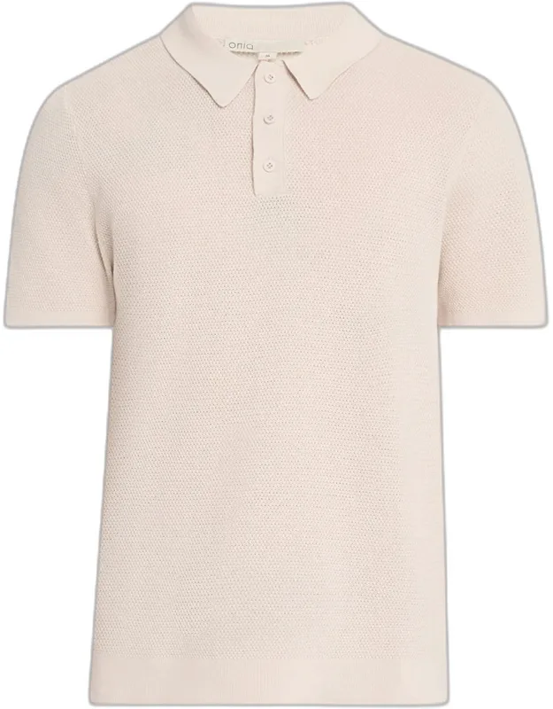 Cotton Knit Polo Shirt