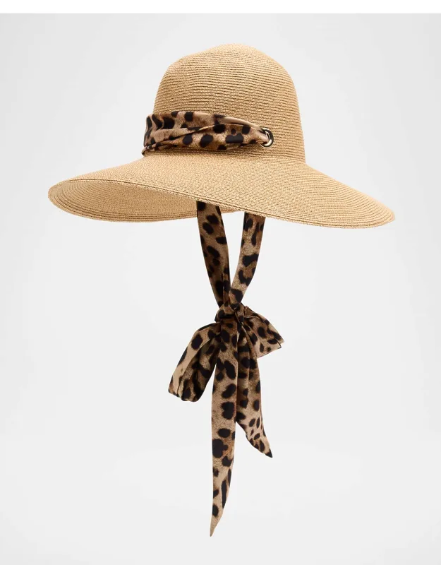 Cassidy Paper Hat With Scarf
