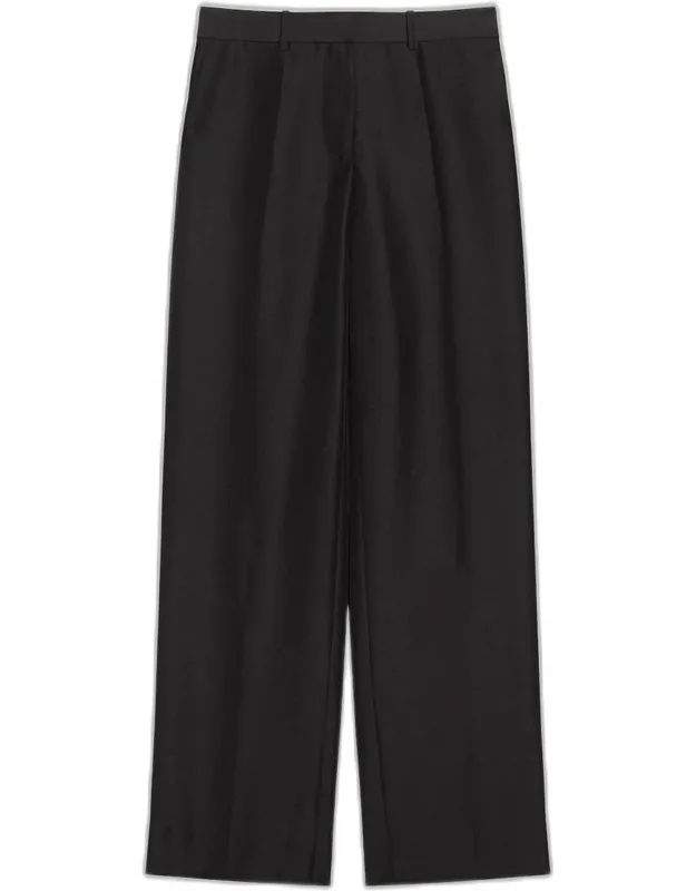 Sheer Straight-leg Trousers