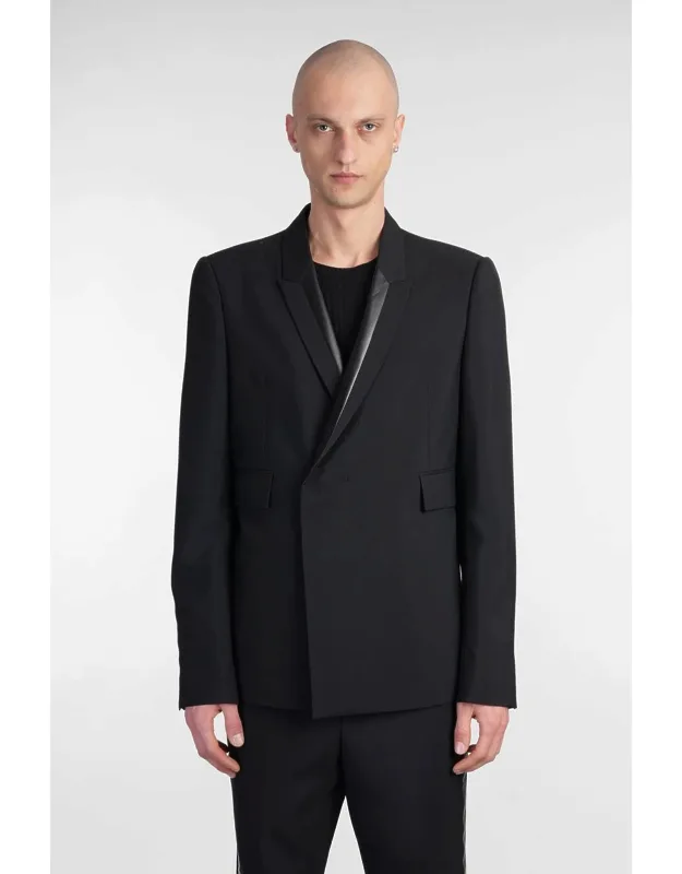 N 4 Blazer With Revers And Concealed Front Fastening