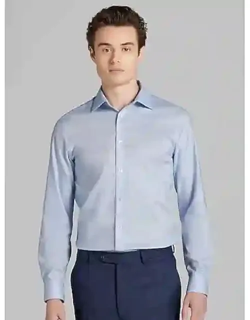 Big & Tall Slim Fit Stretch Check Dress Shirt