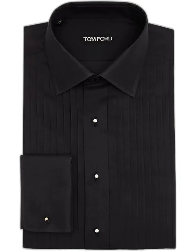 Voile Plisse Pastron Dress Shirt