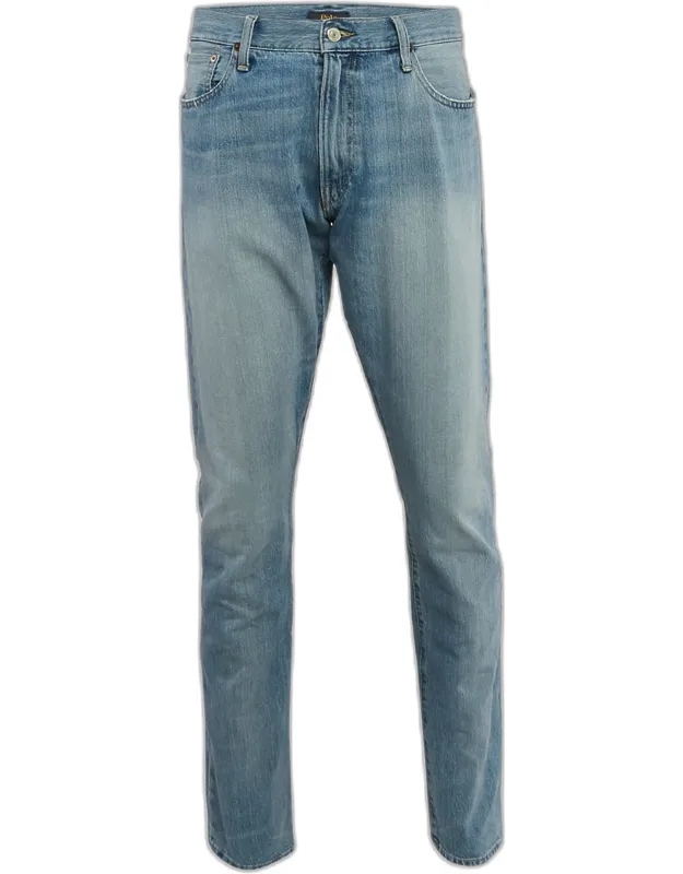 Faded Denim Slim Jeans