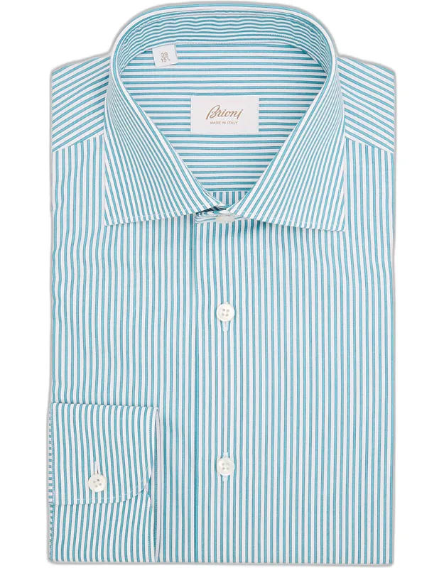 Cotton Thin Stripe Dress Shirt