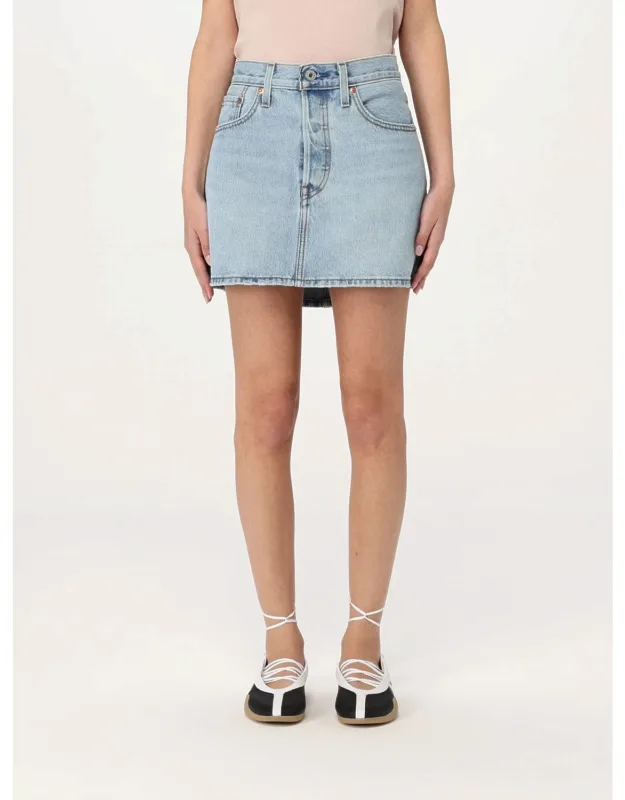 Skirt Color Gnawed Blue