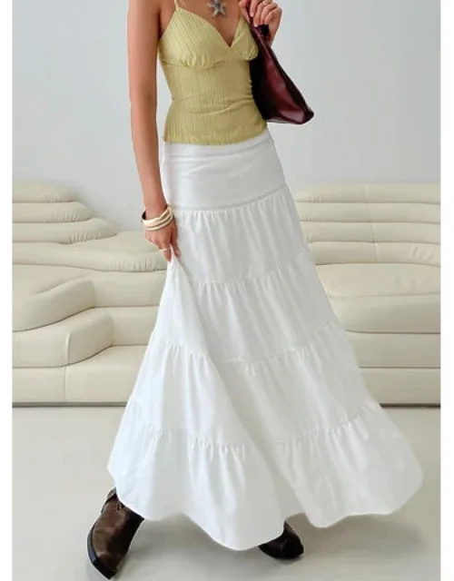 Tiered Maxi Skirt