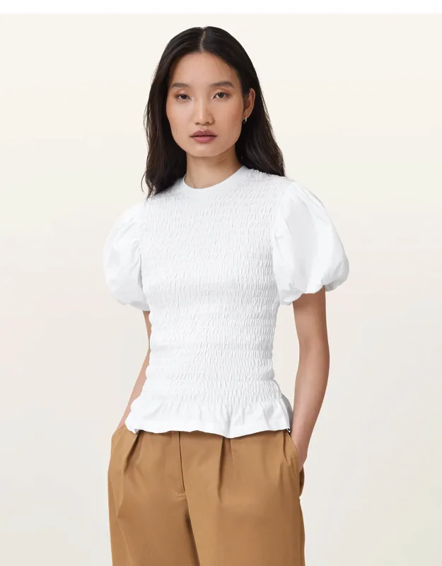 Smocked Slim Top