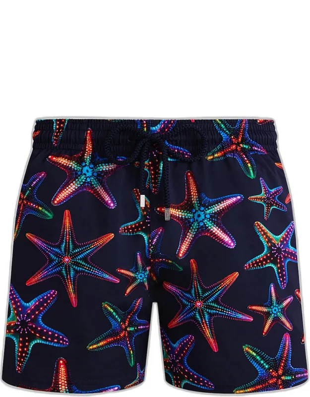 Disco Starfish-print Swim Shorts