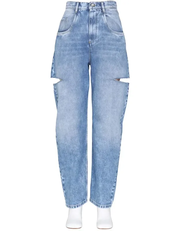 Jeans With Cut Out Detail