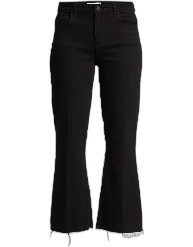 High-rise Crop Flare Jeans