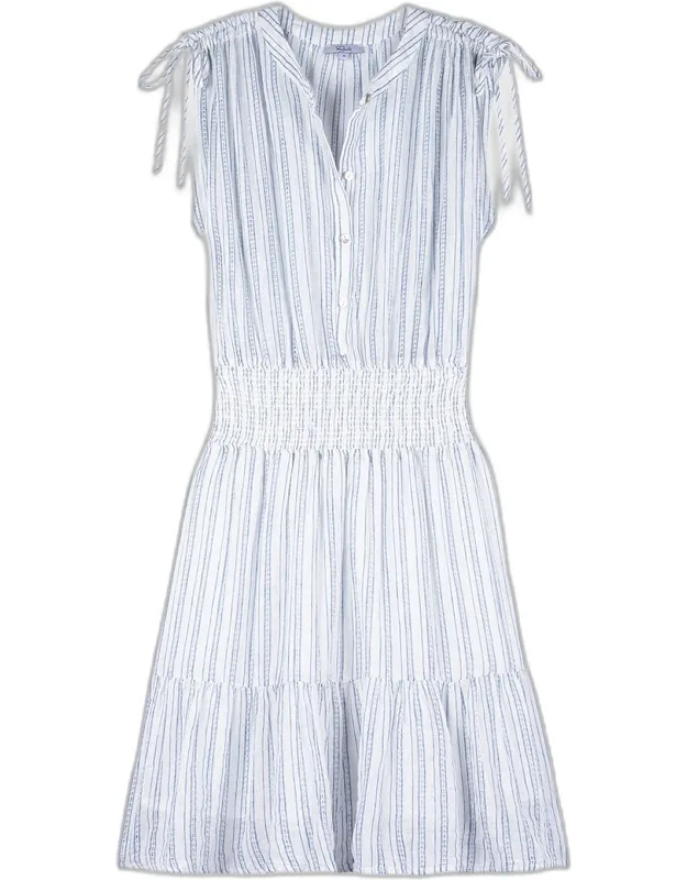 Tie-shoulder Mini Dress