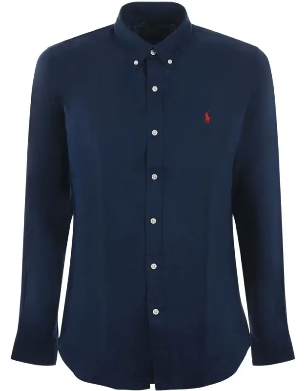 Shirt With Button-down Collar And Slim Fit