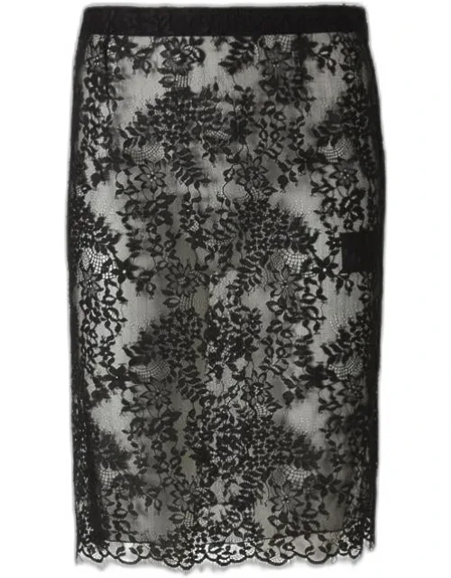 Midi Silk Skirt