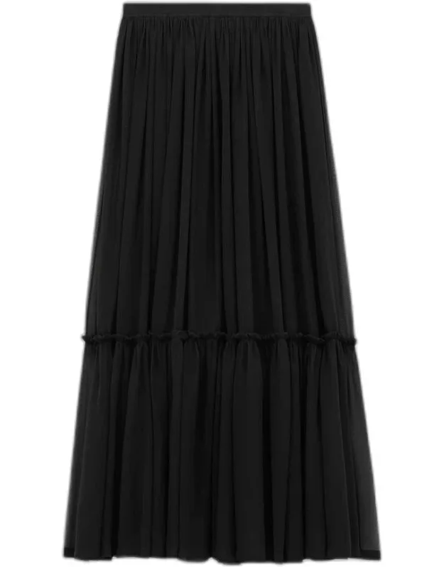 Maxi Ruffle Skirt