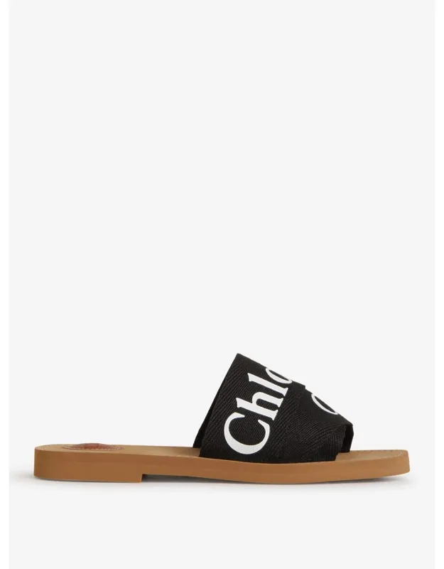 Woody Logo Sandals
