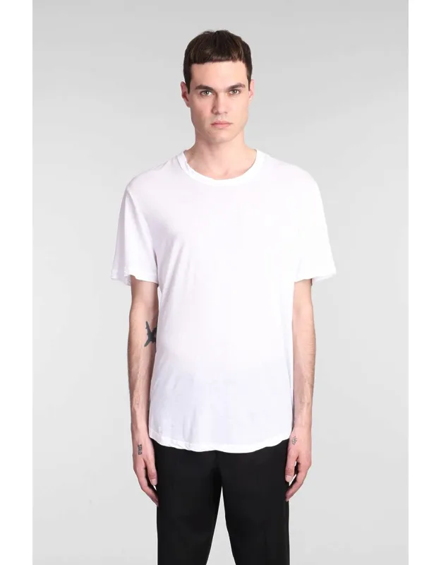 T-shirt With Round Neck And Short Sleeves