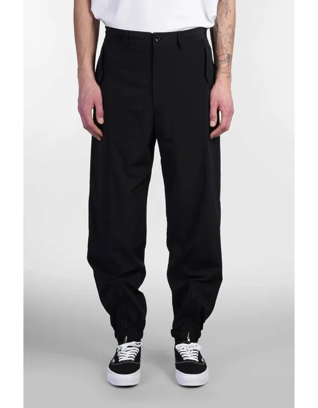 Attachment Pants With Zip Closure And Belt Loops