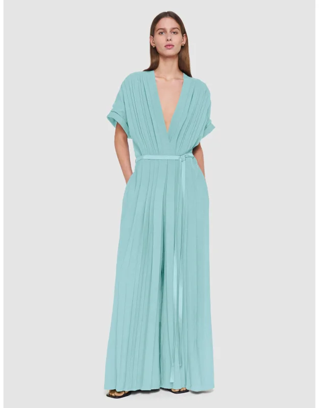 Airy Plissé Jumpsuit