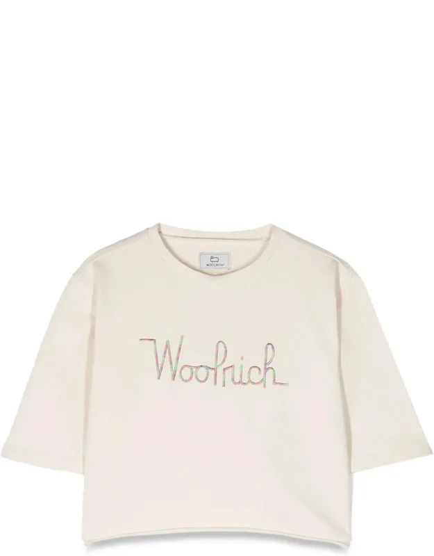 _woolrich Cropped Crewneck Top_