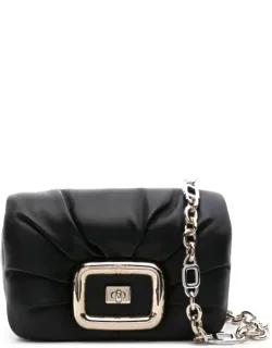 Roger Vivier Bag With Pleat Detailing And Logo-engraved Hardware Detail