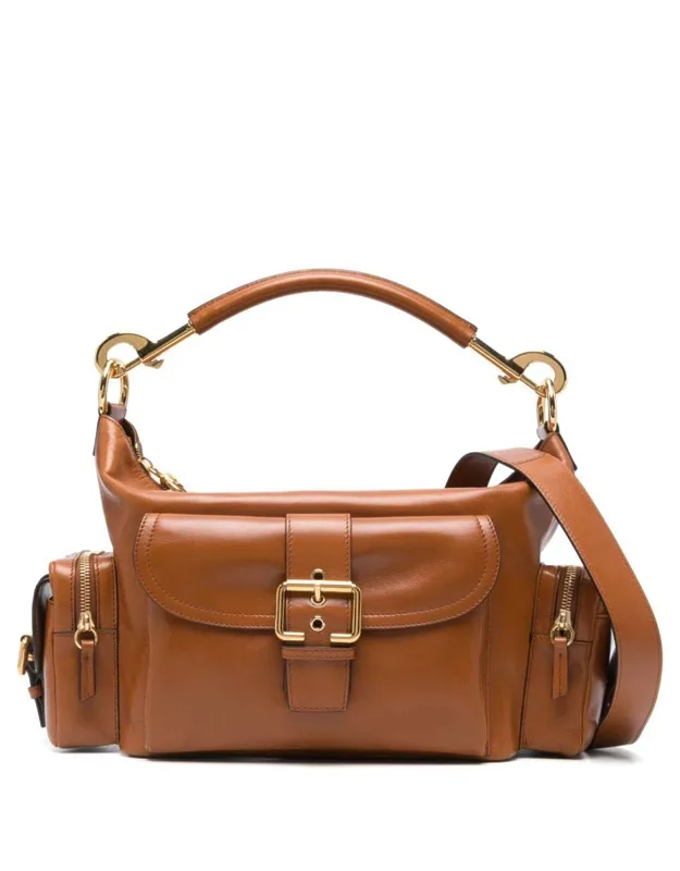 Shiny Leather Camera Bag