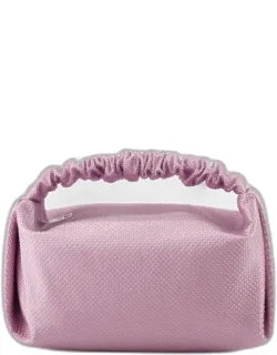 Mini Scrunchie Handbag With Top Handle