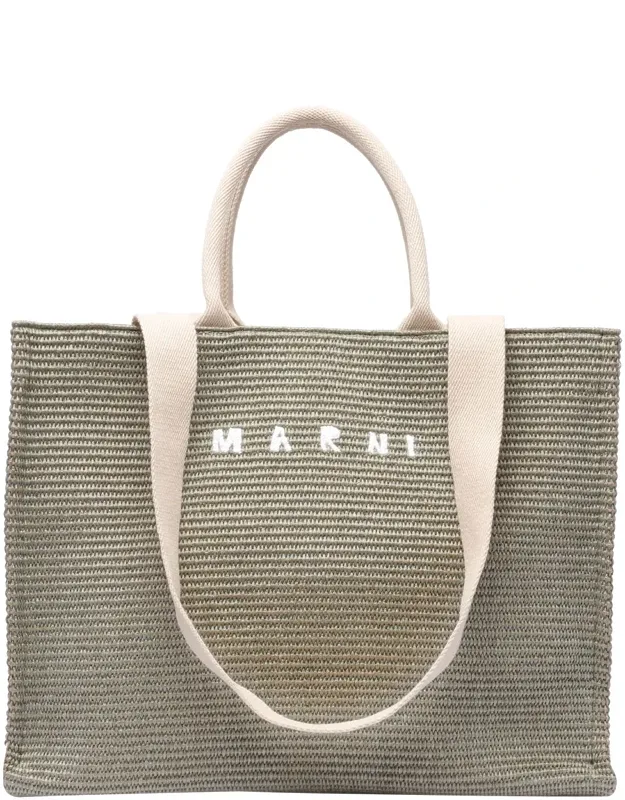 Raffia Effect Tote Bag