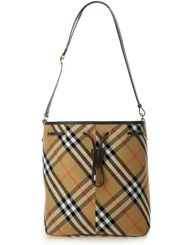 Burberry Check Bucket Bag