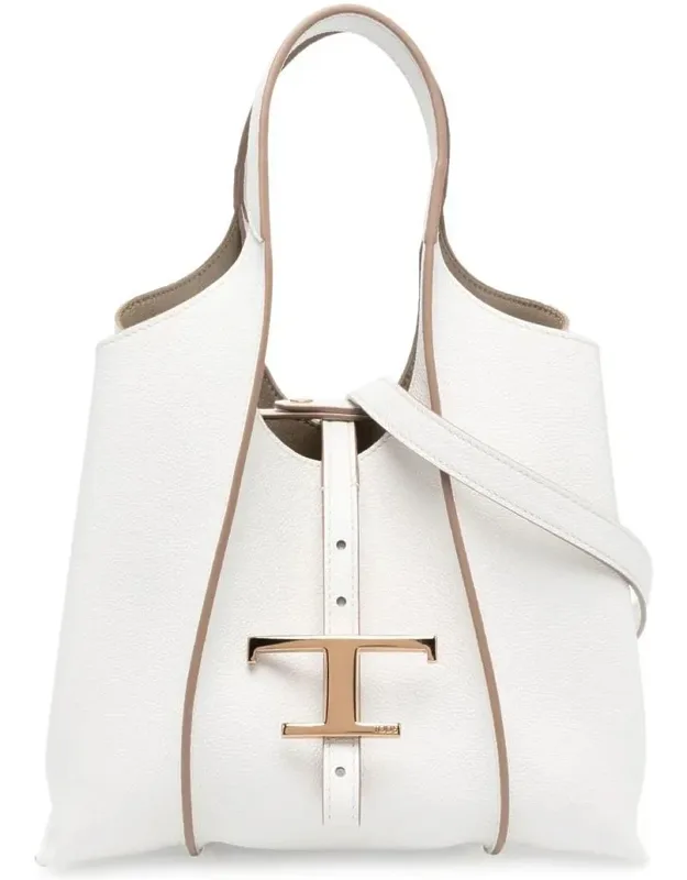 Mini T Timeless Leather Shopping Bag