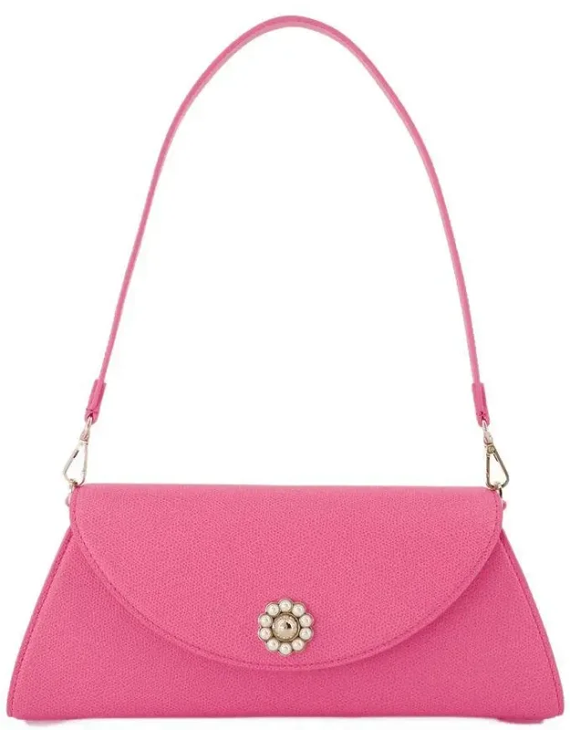 Valentine Shoulder Bag - Top Handle, Flap Closure