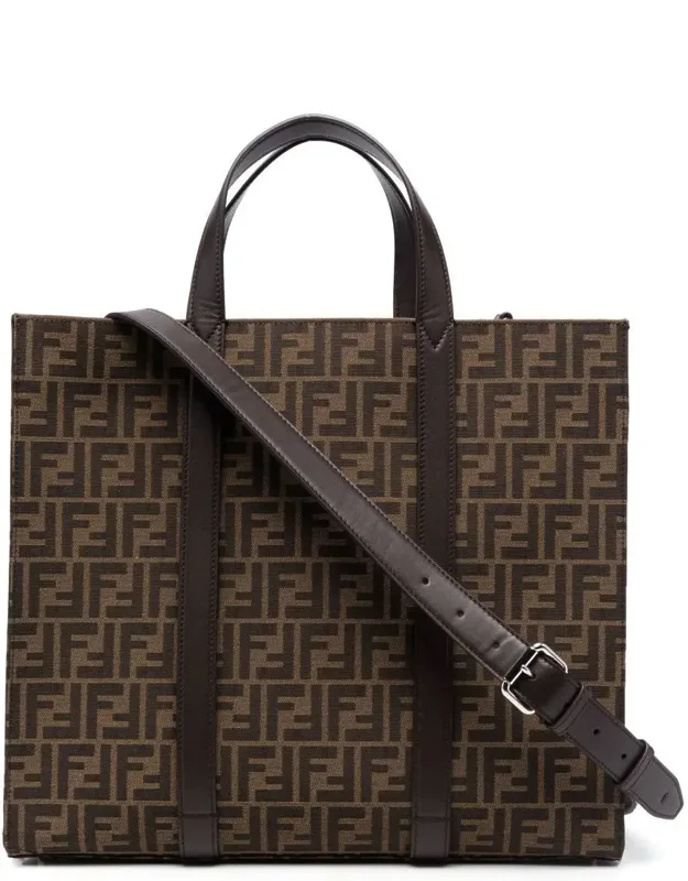 Ff-jacquard Shopper Bag