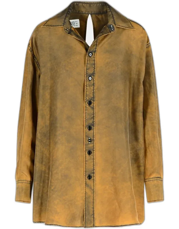 Tie Dye Silk Shirt