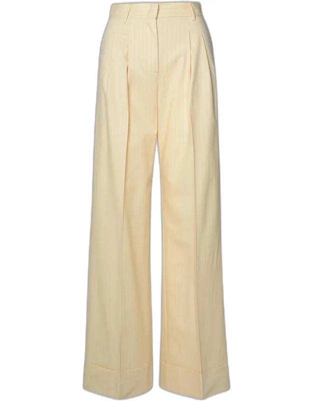 Nathalie Wool Blend Trousers