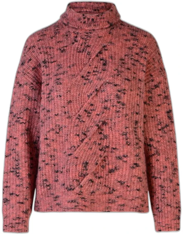 Wool Blend Turtleneck Sweater