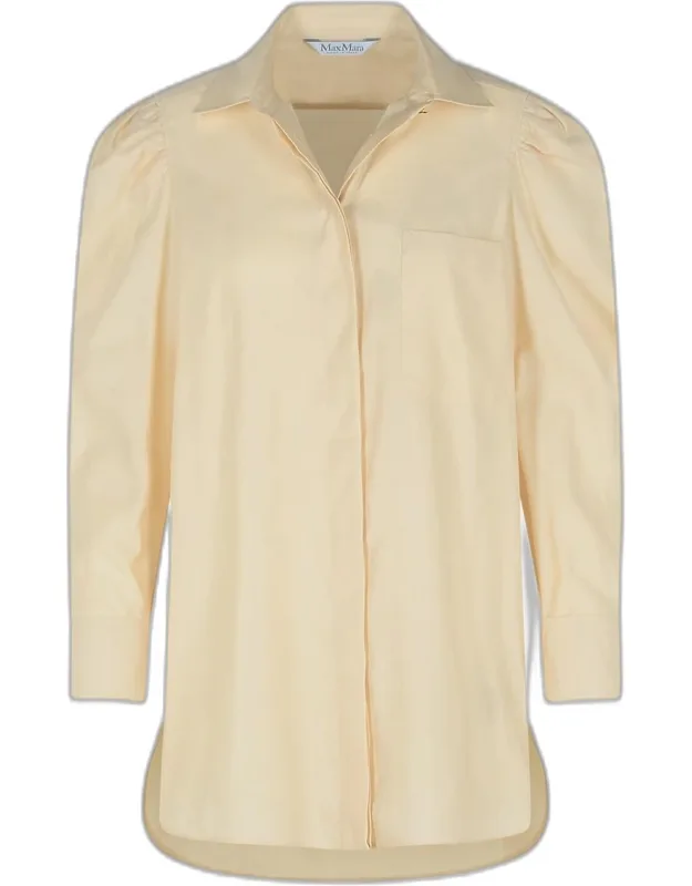 Cream Cotton Shirt