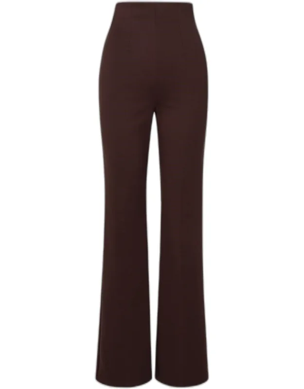 Trousers With High Waist And Central Crease